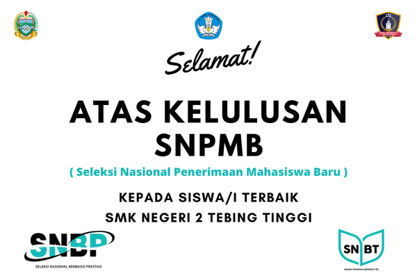 SMK N 2 Tebing TinggiDaftar Siswa/i Lulus SNPMB Tahun 2023